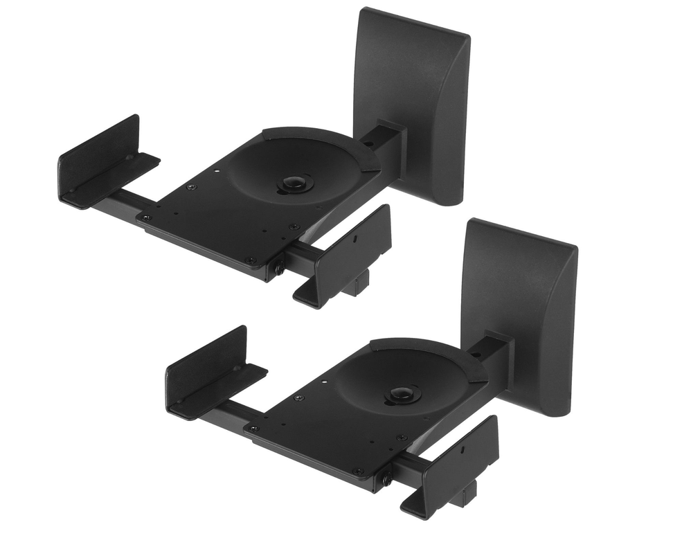 Prime heavy-duty wall-mount speaker brackets for bookshelf speakers, sold as a pair