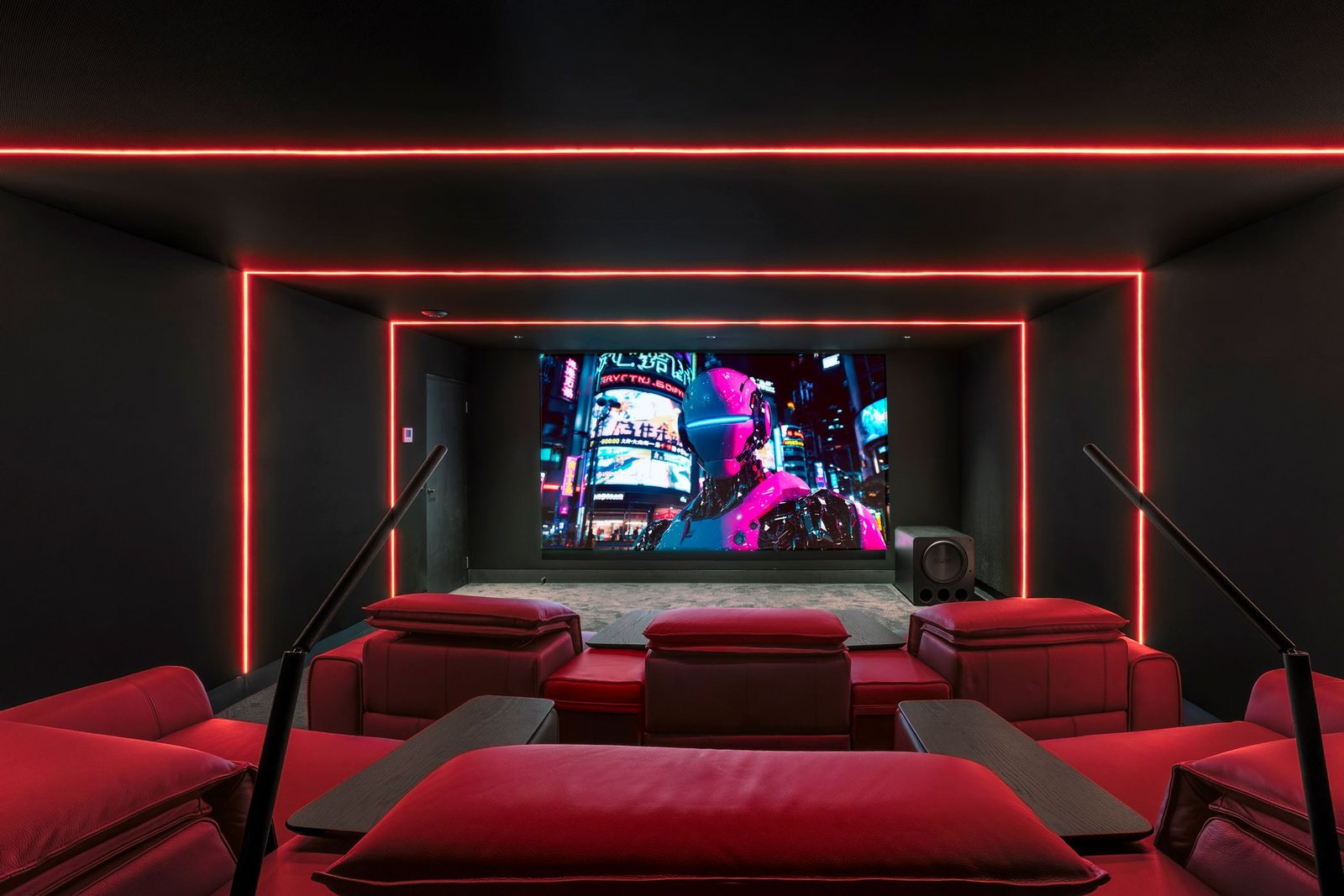 Galaxy ceiling home cinema install by Prime Theatres